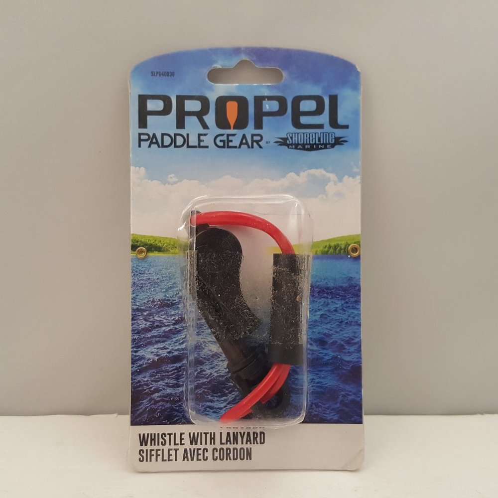 SHORELINE MARINE / PROPEL Paddle Gear | Whistle With Lanyard & Clip